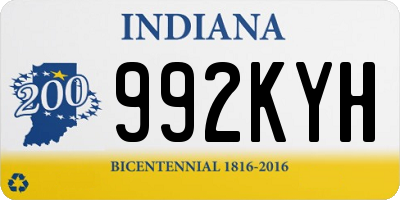 IN license plate 992KYH