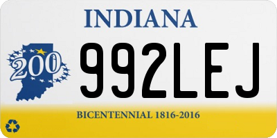 IN license plate 992LEJ