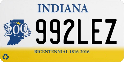 IN license plate 992LEZ