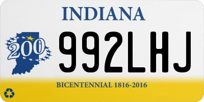 IN license plate 992LHJ