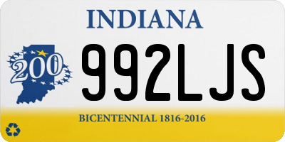 IN license plate 992LJS