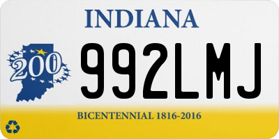 IN license plate 992LMJ