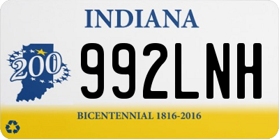 IN license plate 992LNH