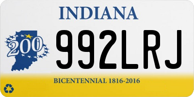 IN license plate 992LRJ