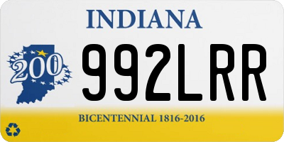 IN license plate 992LRR