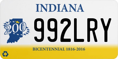 IN license plate 992LRY