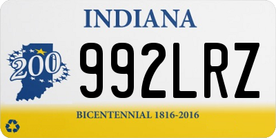 IN license plate 992LRZ