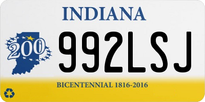 IN license plate 992LSJ