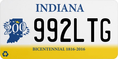 IN license plate 992LTG