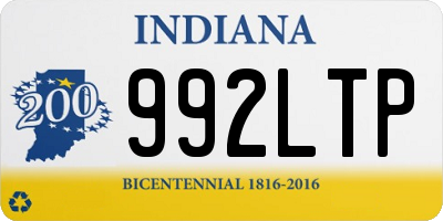 IN license plate 992LTP