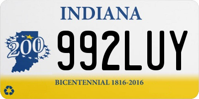 IN license plate 992LUY