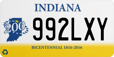 IN license plate 992LXY