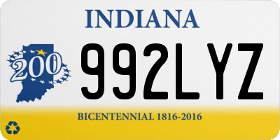 IN license plate 992LYZ