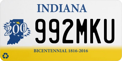 IN license plate 992MKU