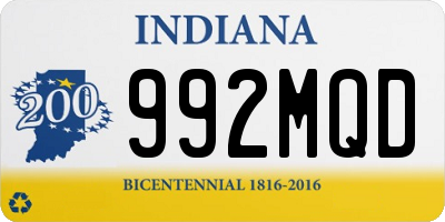 IN license plate 992MQD