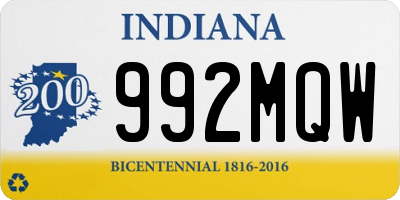 IN license plate 992MQW