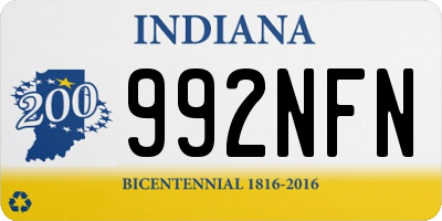 IN license plate 992NFN