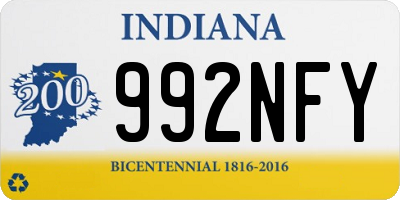 IN license plate 992NFY