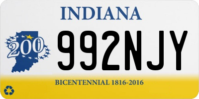 IN license plate 992NJY