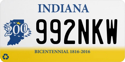 IN license plate 992NKW