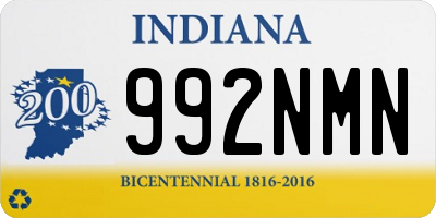 IN license plate 992NMN