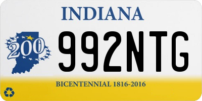 IN license plate 992NTG