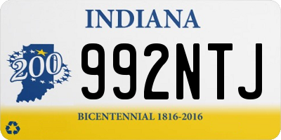 IN license plate 992NTJ