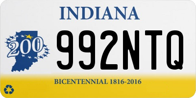 IN license plate 992NTQ