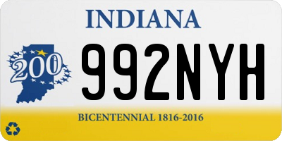 IN license plate 992NYH