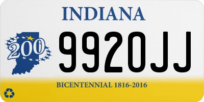 IN license plate 992OJJ