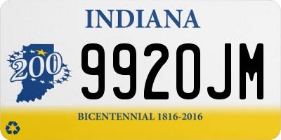 IN license plate 992OJM