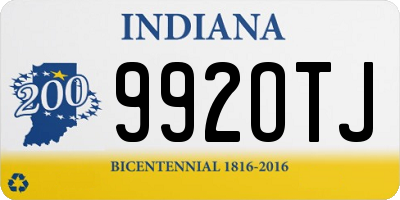 IN license plate 992OTJ