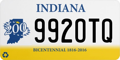 IN license plate 992OTQ