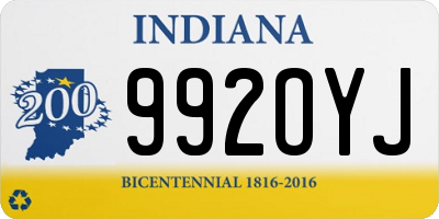 IN license plate 992OYJ