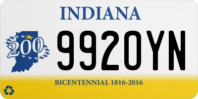 IN license plate 992OYN