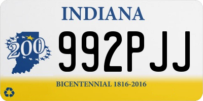 IN license plate 992PJJ