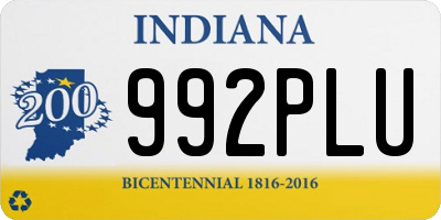IN license plate 992PLU