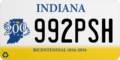 IN license plate 992PSH