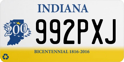 IN license plate 992PXJ