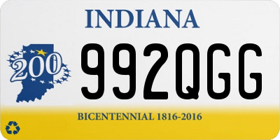 IN license plate 992QGG