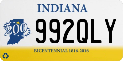 IN license plate 992QLY