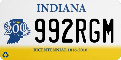 IN license plate 992RGM