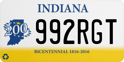 IN license plate 992RGT