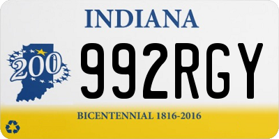 IN license plate 992RGY