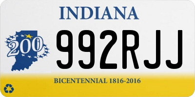 IN license plate 992RJJ