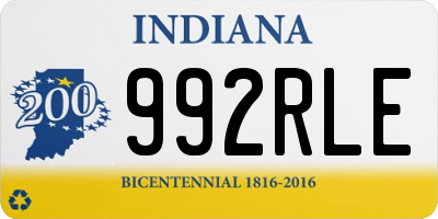 IN license plate 992RLE