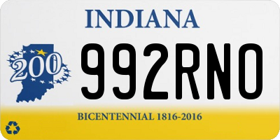 IN license plate 992RNO