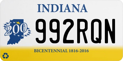 IN license plate 992RQN