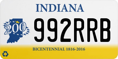 IN license plate 992RRB