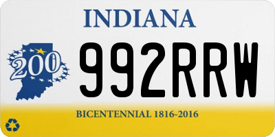 IN license plate 992RRW